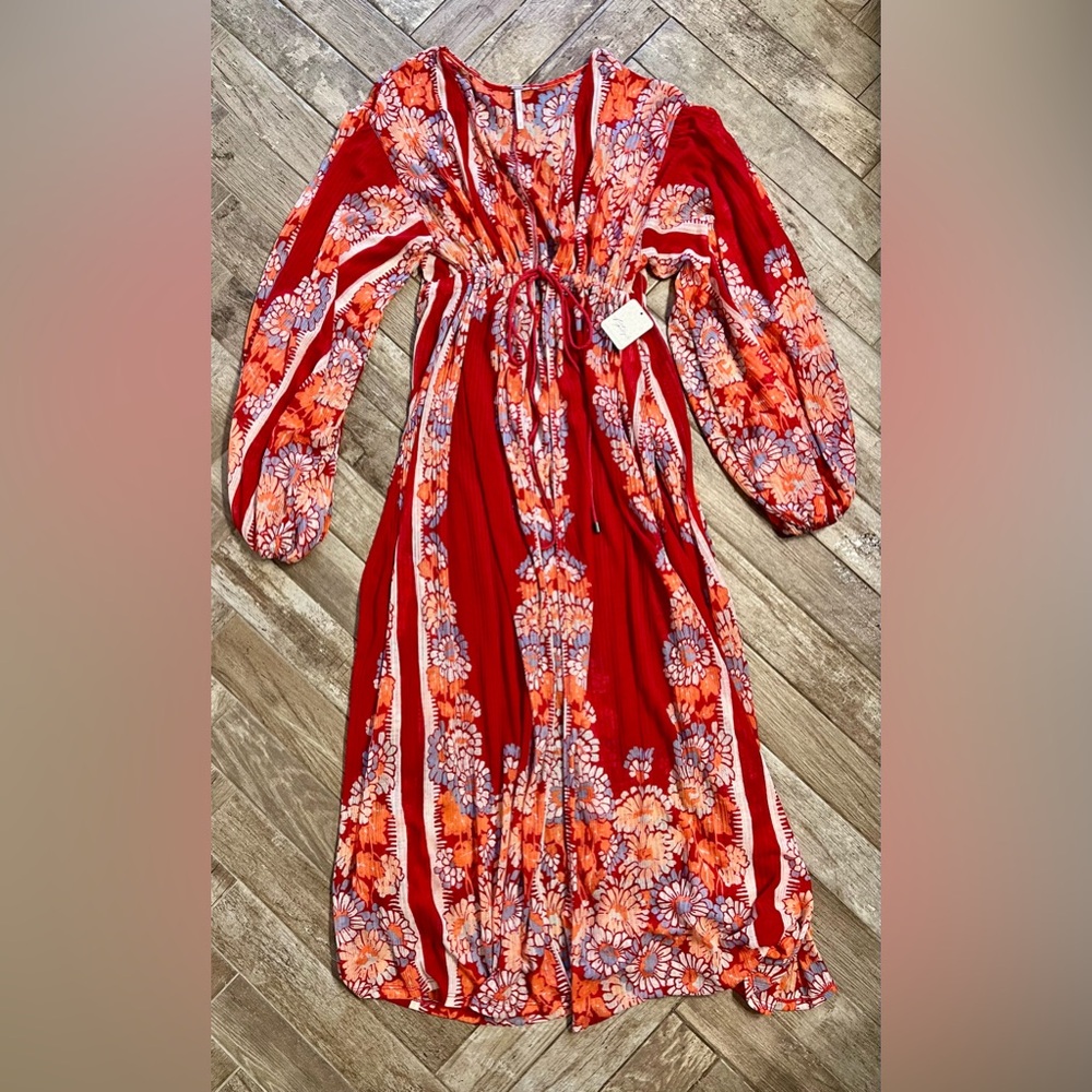 Free People Dream Girl Maxi/ Kimono- NWT